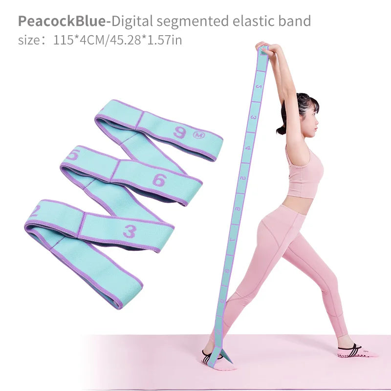 FlexLoop – Elastic Yoga & Stretching Strap with Loops