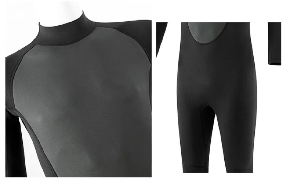 3mm/2mm Neoprene Wetsuit – Full Body Thermal Dive & Surf