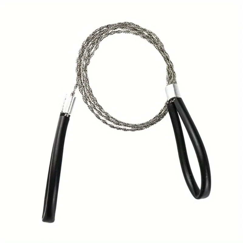 SurvivorSaw – Portable Stainless Steel Wire Saw
