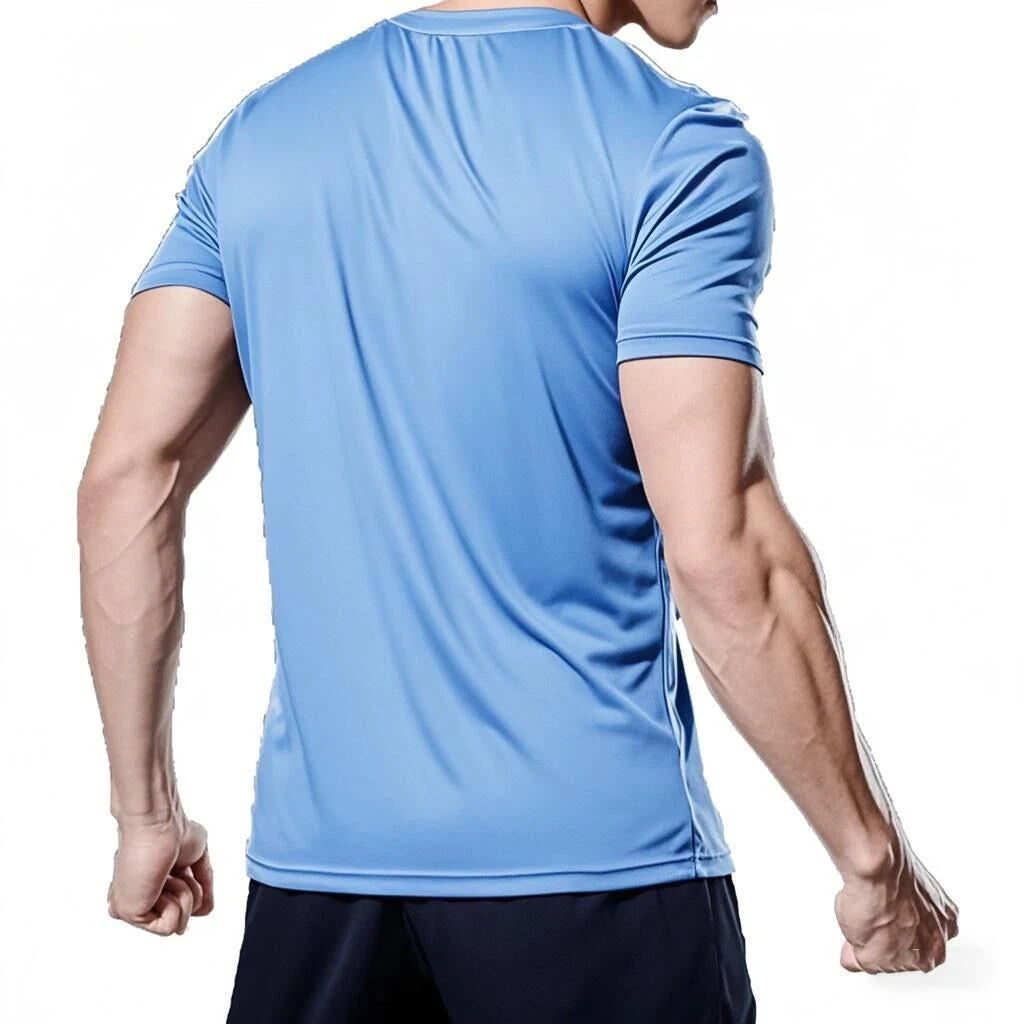 Men’s Quick-Dry Running & Sports T-Shirt – Summer Fitness Tee