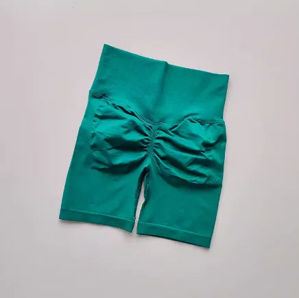 Women’s High-Waist Yoga & Fitness Shorts – Hip Push-Up