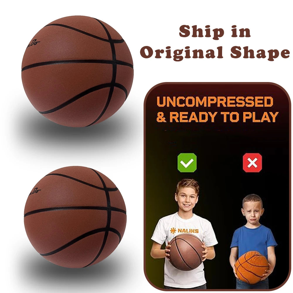 QuietBounce – Indoor Silent Foam Basketball