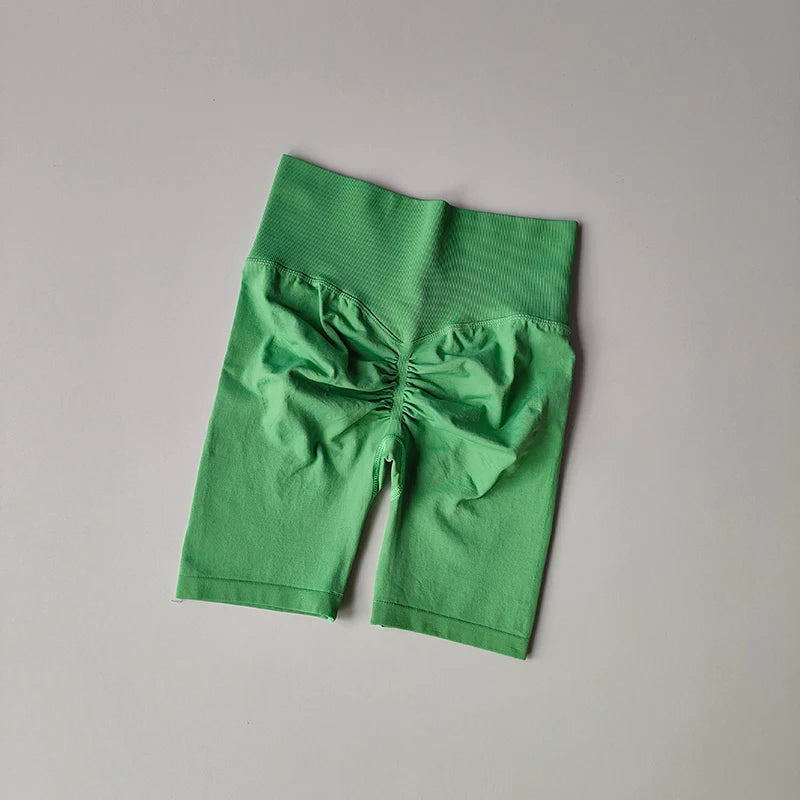 Women’s High-Waist Yoga & Fitness Shorts – Hip Push-Up