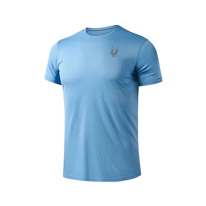 Men’s Quick-Dry Running & Sports T-Shirt – Summer Fitness Tee