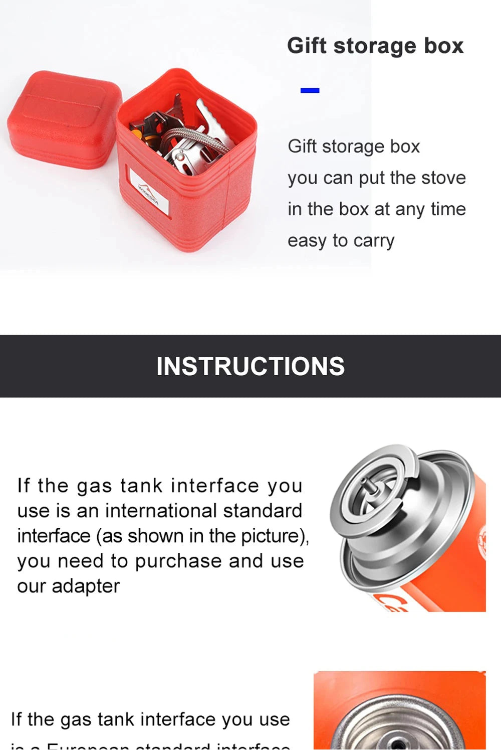 CampFire – Portable Folding Gas Stove 3500W