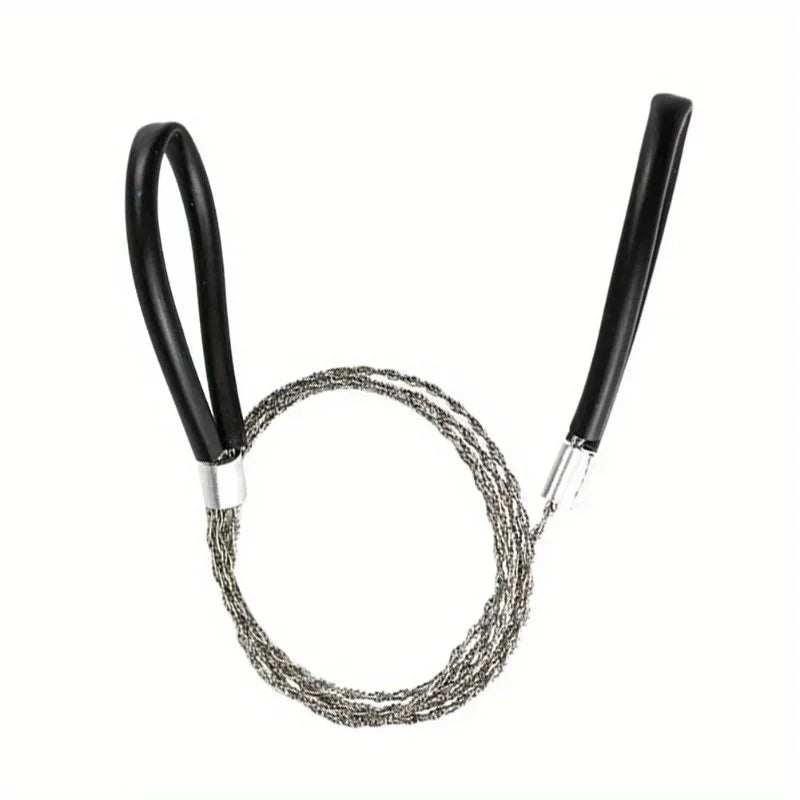 SurvivorSaw – Portable Stainless Steel Wire Saw
