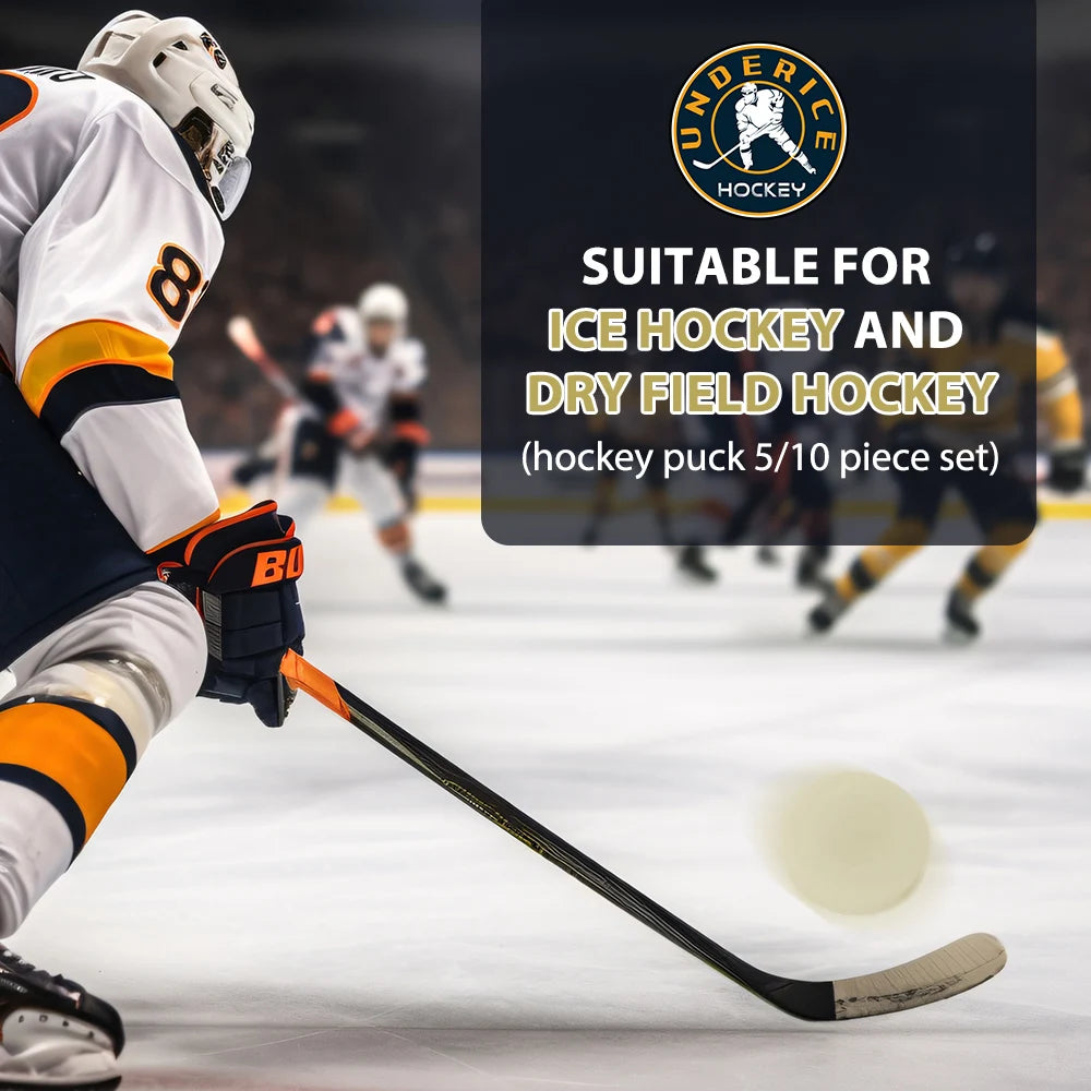 GlowPuck – Luminous Ice Hockey PVC Training Pucks (5/10pcs)