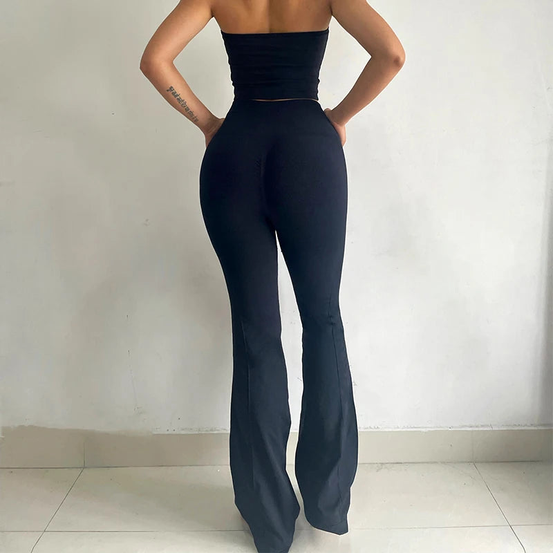 High-Waisted Flare Yoga Leggings