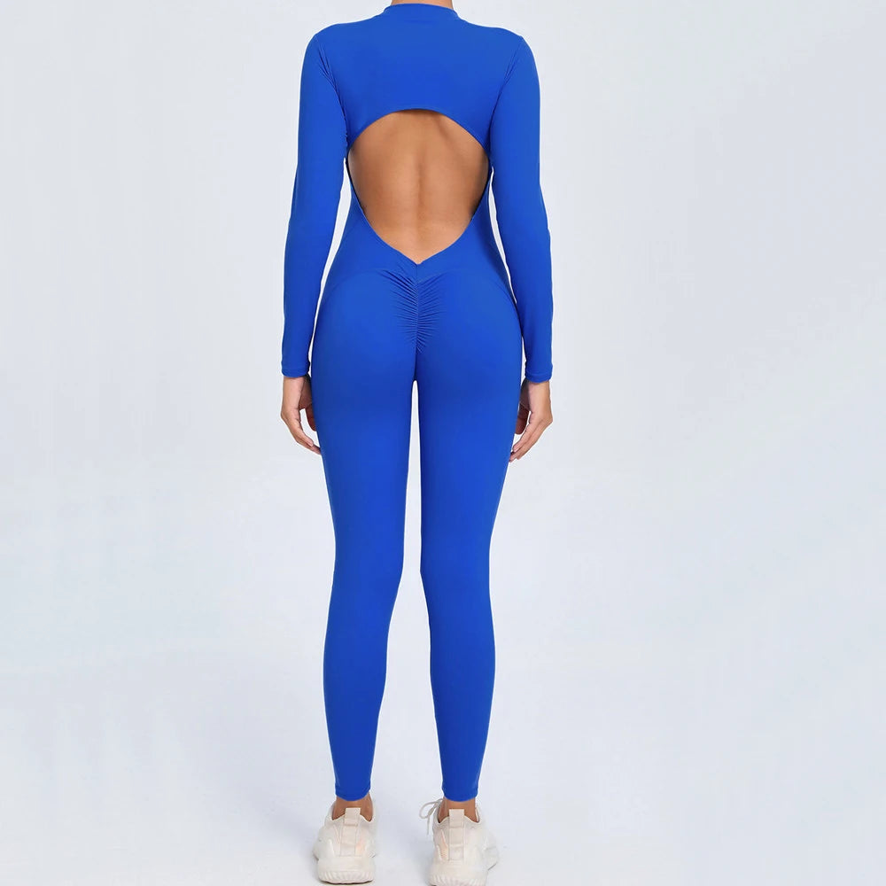 Long Sleeve Yoga Jumpsuit