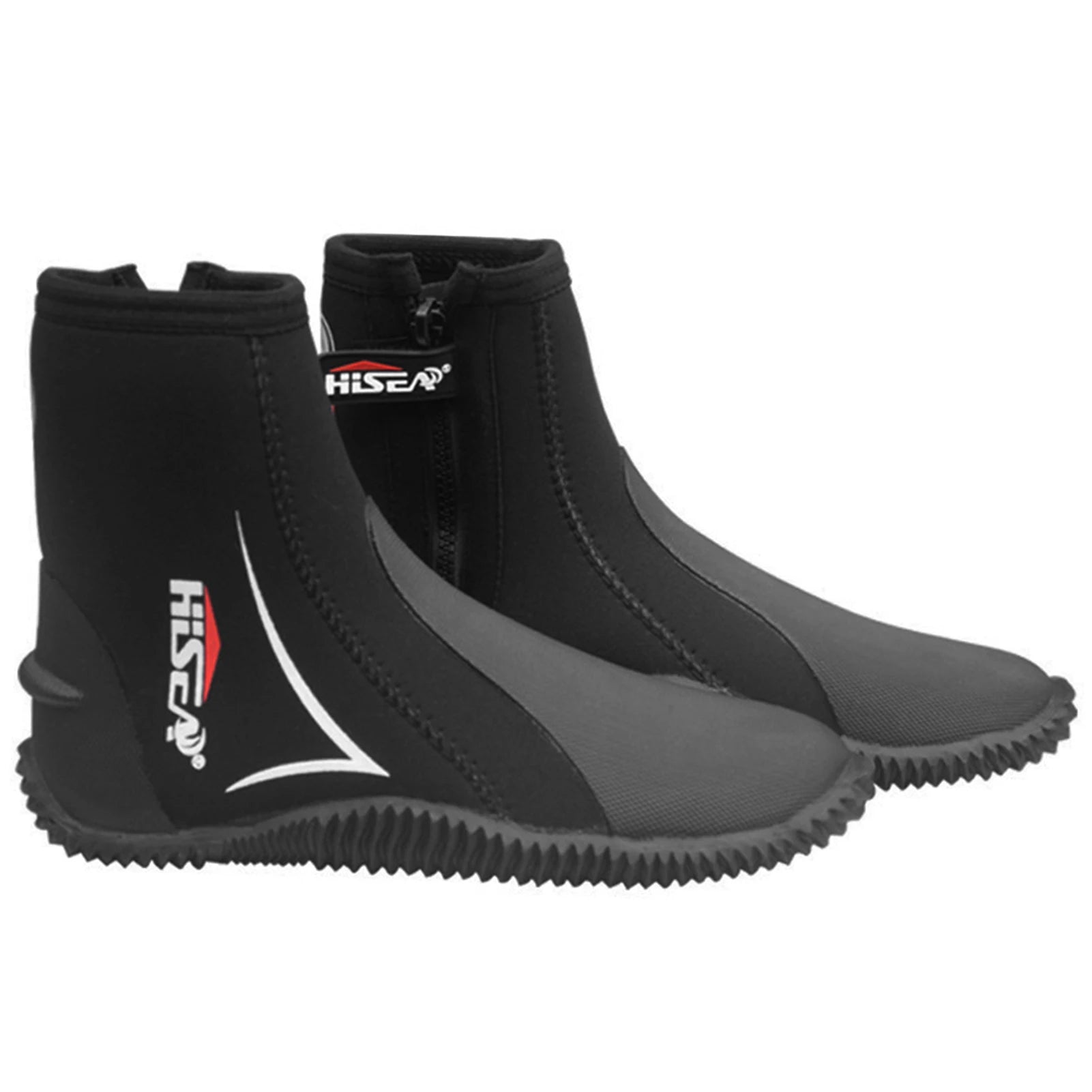 5mm Neoprene Dive Boots – Side Zipper Wetsuit Shoes