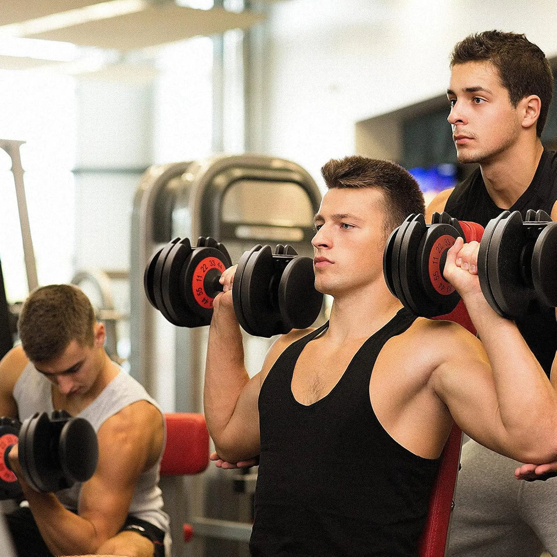 FlexDumbbell – Adjustable 25/55 lbs Dumbbell Set