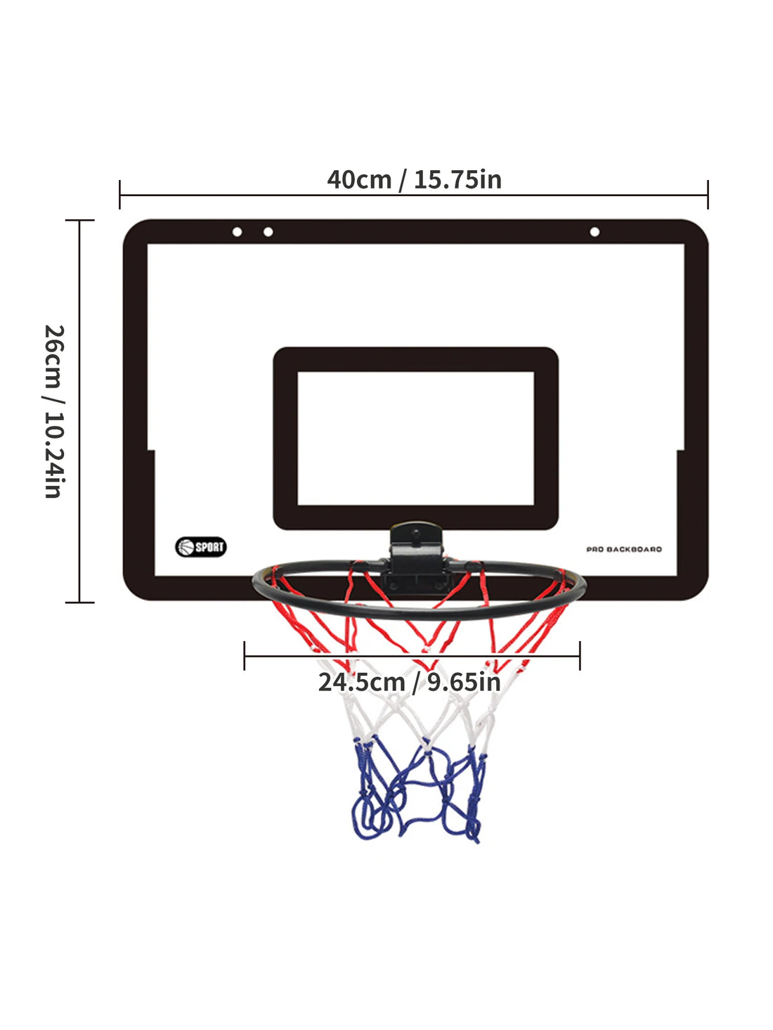 KidHoop – Foldable Wall-Mounted Basketball Set