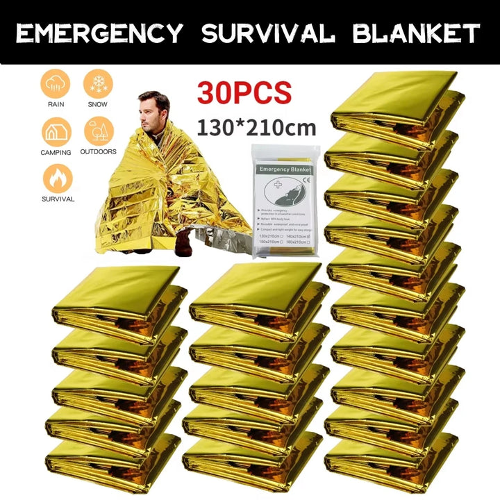 Emergency Thermal Survival Blanket Set