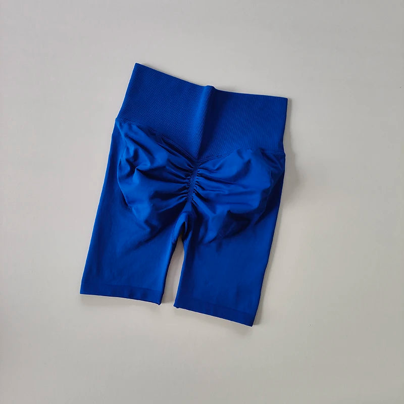 Women’s High-Waist Yoga & Fitness Shorts – Hip Push-Up