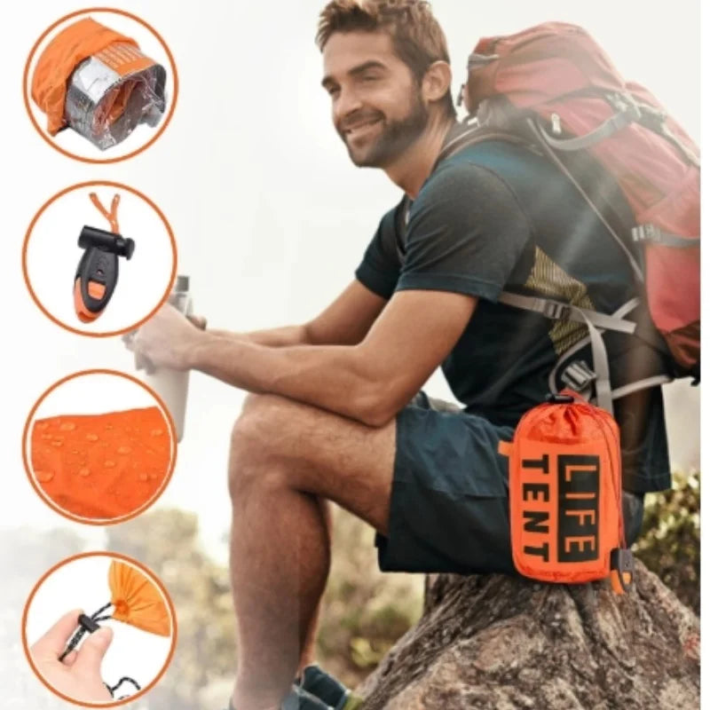 DuoTent – 2-Person Waterproof Emergency Camping Tent